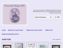 Tablet Screenshot of personalized-unique-gifts.com